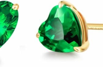 Elevate Her Everyday: Introducing FANCIME’s Luxurious 14k Solid Yellow Gold Gemstone Stud Earrings