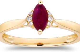 Unleash Royal Elegance with the Gin & Grace Mozambique Genuine Ruby Ring