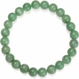 Embrace Tranquility with Our 8mm Natural Jade Green Gemstone Bead Stretch Bracelet