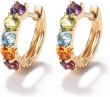 Elevate Your Style: Introducing FANCIME’s Exquisite Gemstone Huggie Earrings