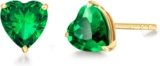 Elevate Her Everyday: Introducing FANCIME’s Luxurious 14k Solid Yellow Gold Gemstone Stud Earrings
