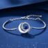 Elegance Redefined: Introducing Gem Stone King’s 925 Sterling Silver Blue Sapphire and Lab-Grown Diamond Hoop Earrings