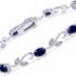 JUSTKIDSTOY Birthday Gifts for Women Girls 925 Sterling Silver Celtic Moon Star Necklace with Blue Crystal Pendant Jewelry
